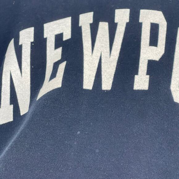 Brandy Melville Newport Navy Blue Crewneck Sweatshirt USA Flag One Size - Picture 5 of 5